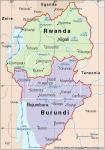 map of Rwanda