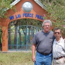 Mike Boehm in My Lai Peace Park