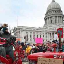 photo of demonstration Tony attended